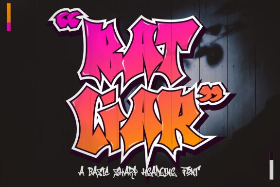 Bat Liar - Sharp Headline FREE Font