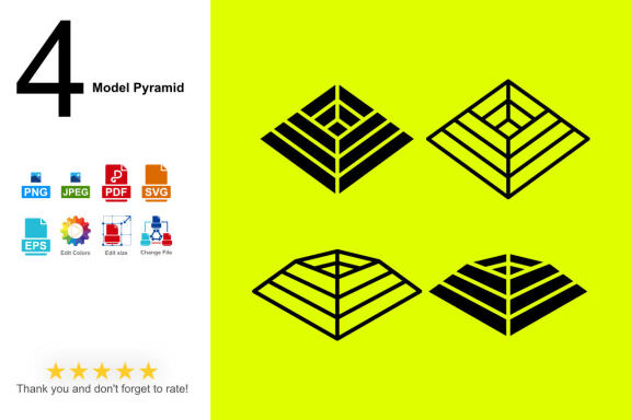 Pyramid FREE Logo Shapes - view 1