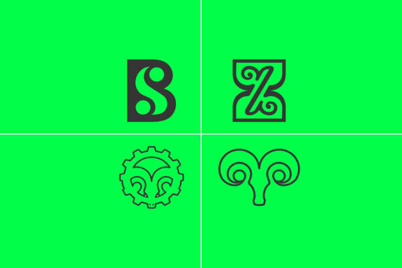 4 Various FREE Logo Shapes