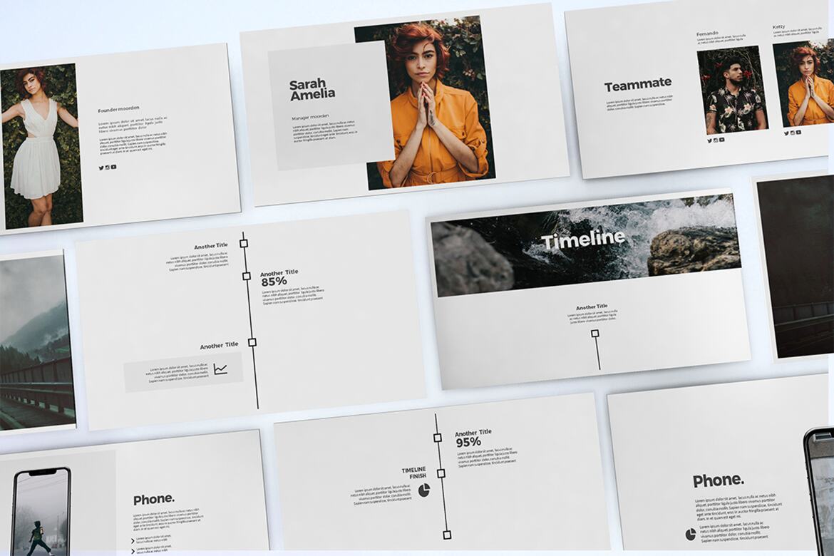 Moorden - Free Powerpoint Template - view 4