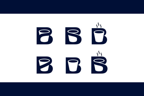 B Coffee Cup FREE Logo Shapes