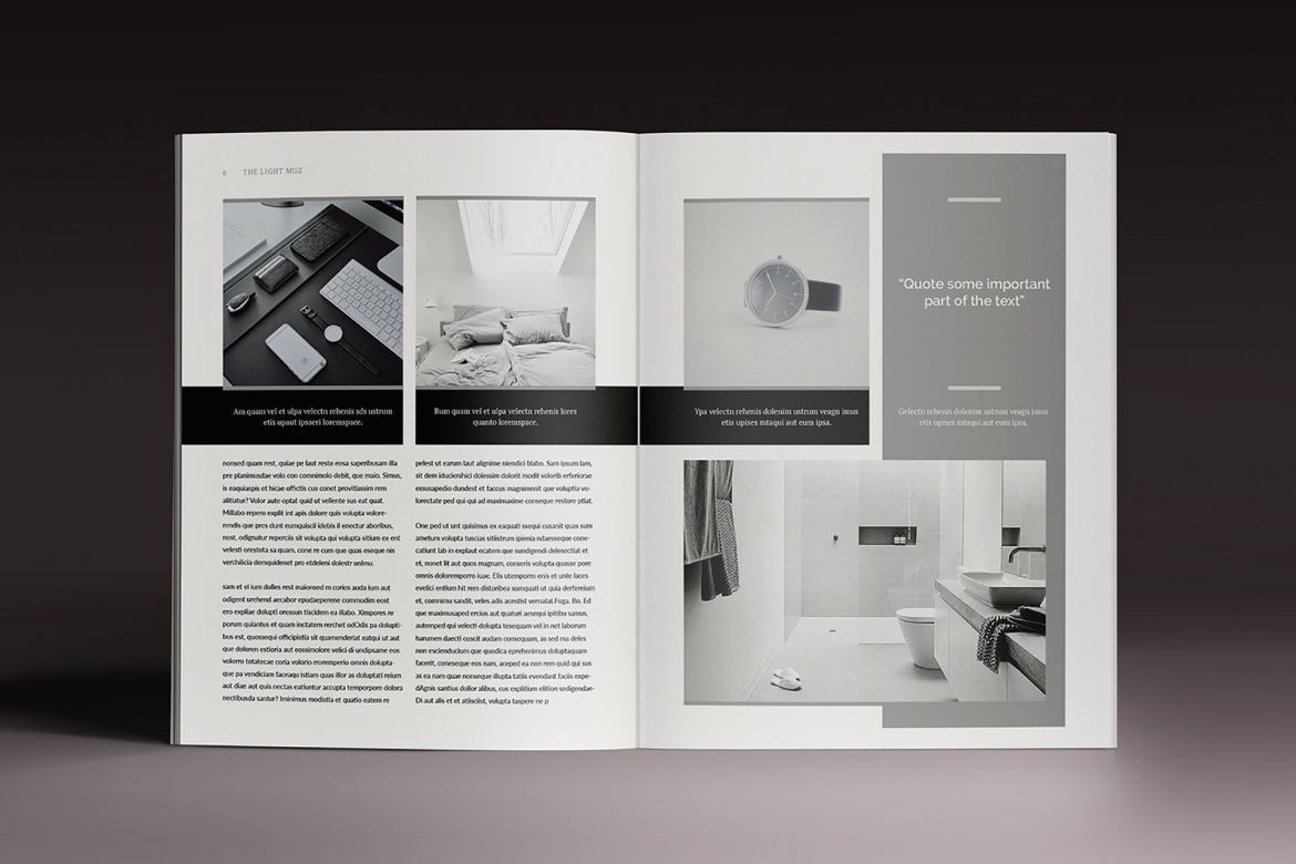 Lightazine Indesign Template alternate