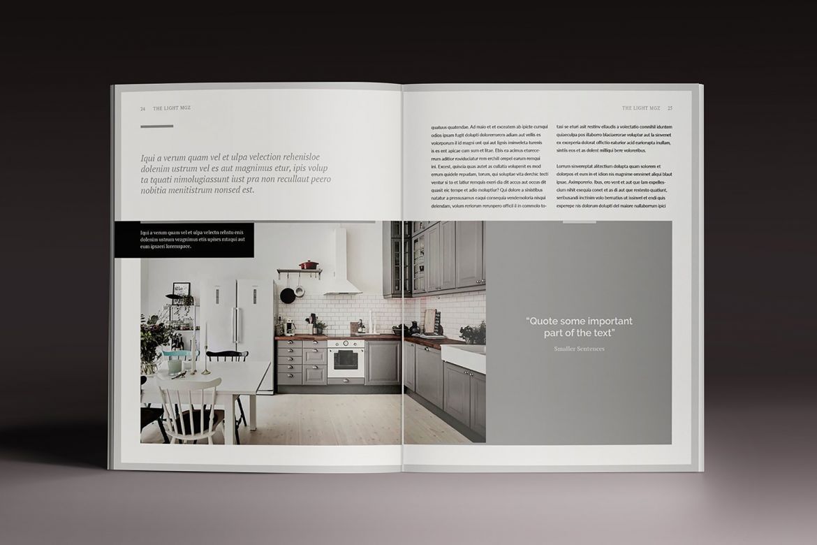 Lightazine Indesign Template - view 10