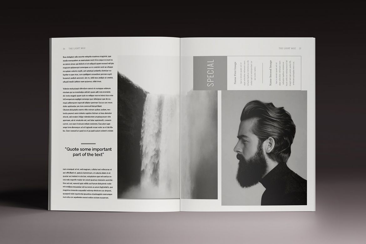 Lightazine Indesign Template - view 11
