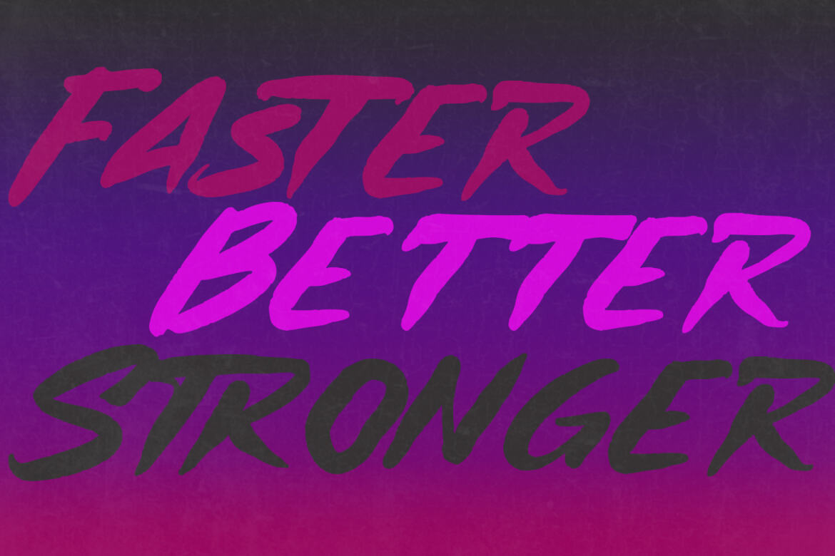 Burndrives FREE Brush Font - view 5