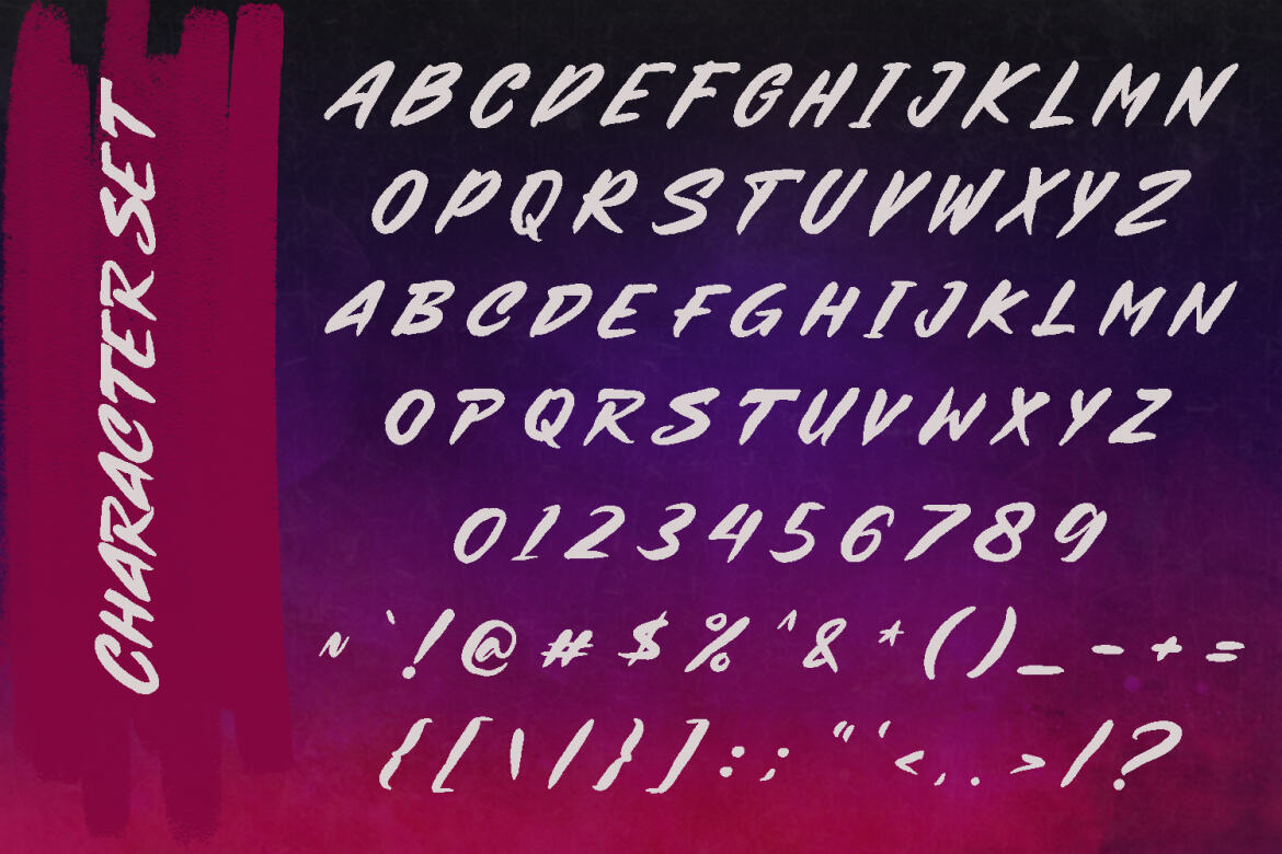 Burndrives FREE Brush Font - view 6