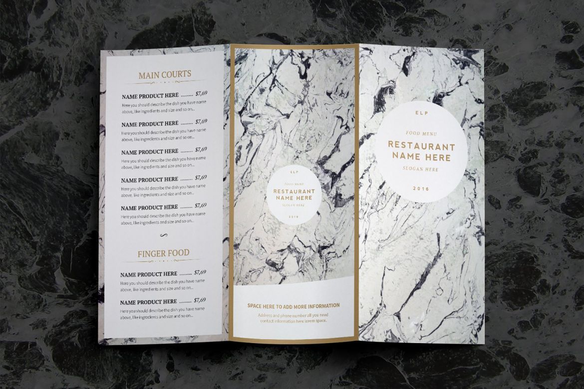 Classy Food Menu 7 Template - view 11