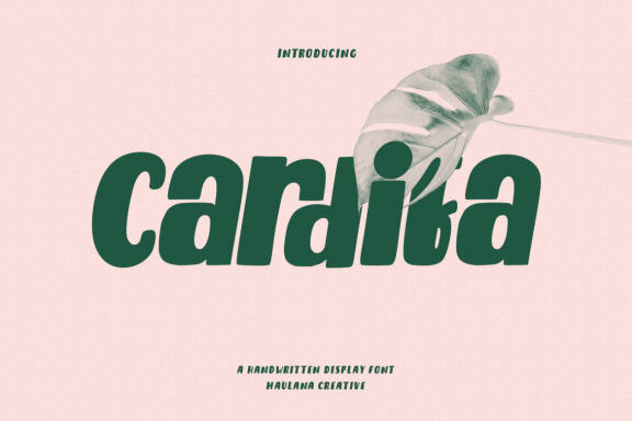 Cardifa FREE Handwritten Display Font