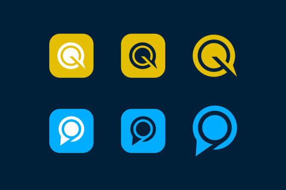 Q chat 9 Chat - Free Logo Shapes