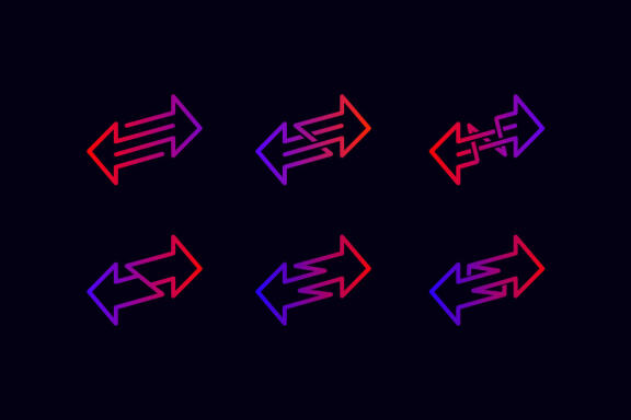 Two Arrows - Free Logo Shapes