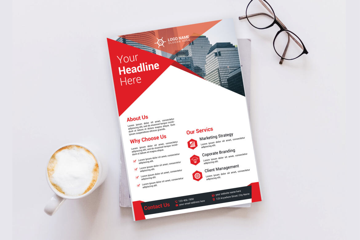 FREE Flyer Design Template - view 4