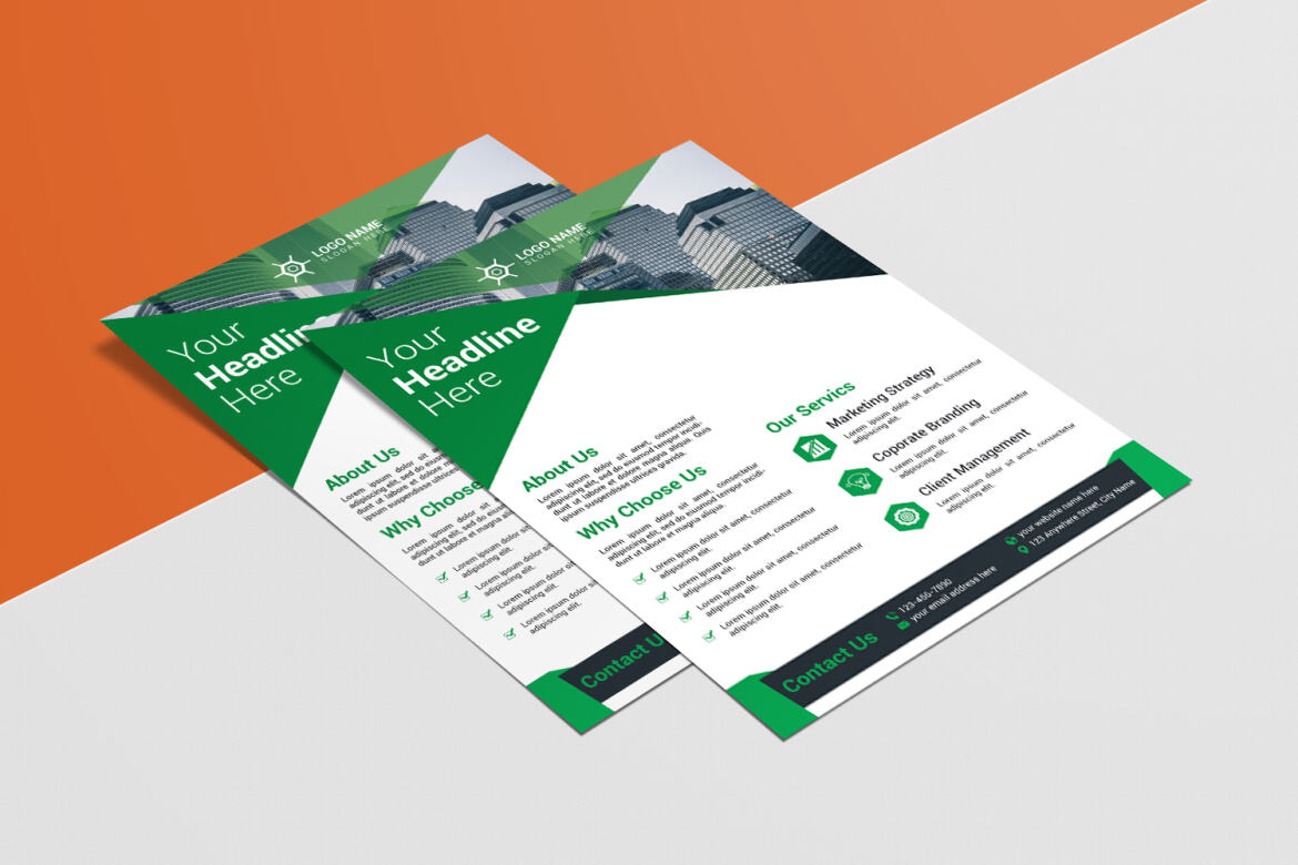 FREE Flyer Design Template - view 5