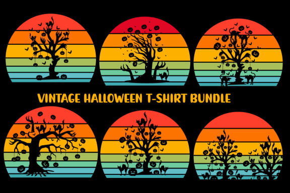 Free Vintage Halloween T shirt Bundle