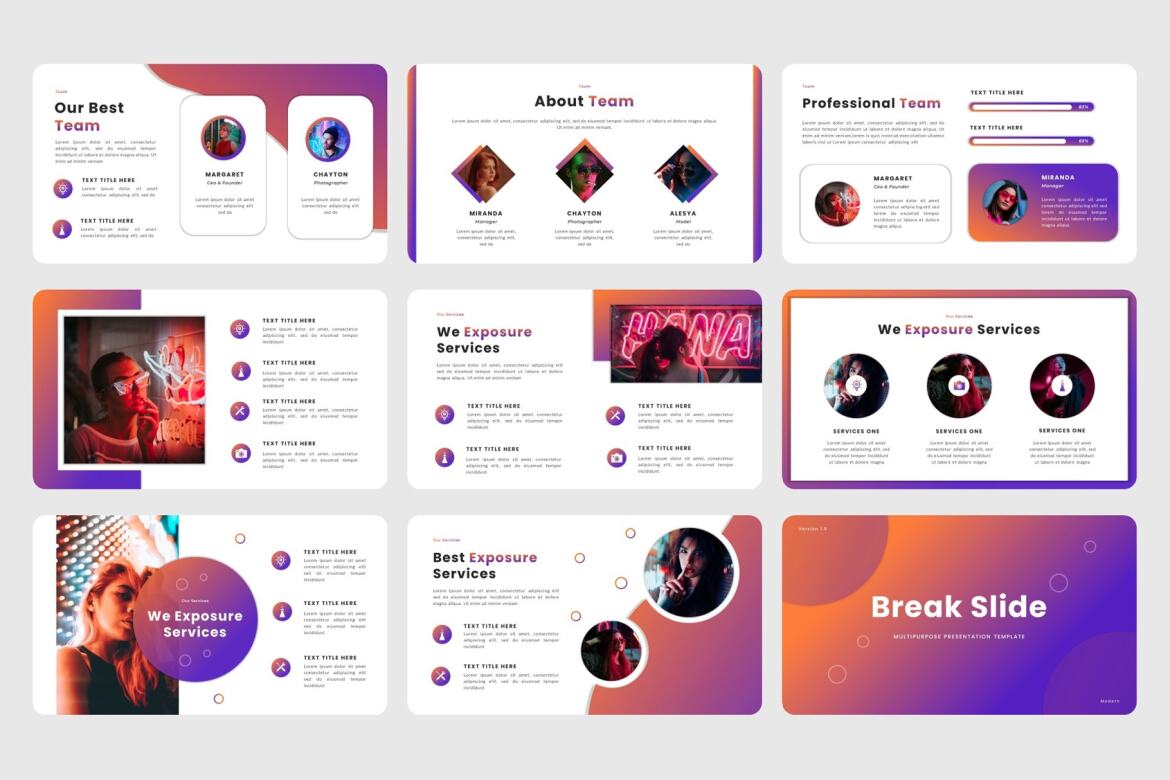 Exposure - FREE Multipurpose Business PowerPoint Template alt