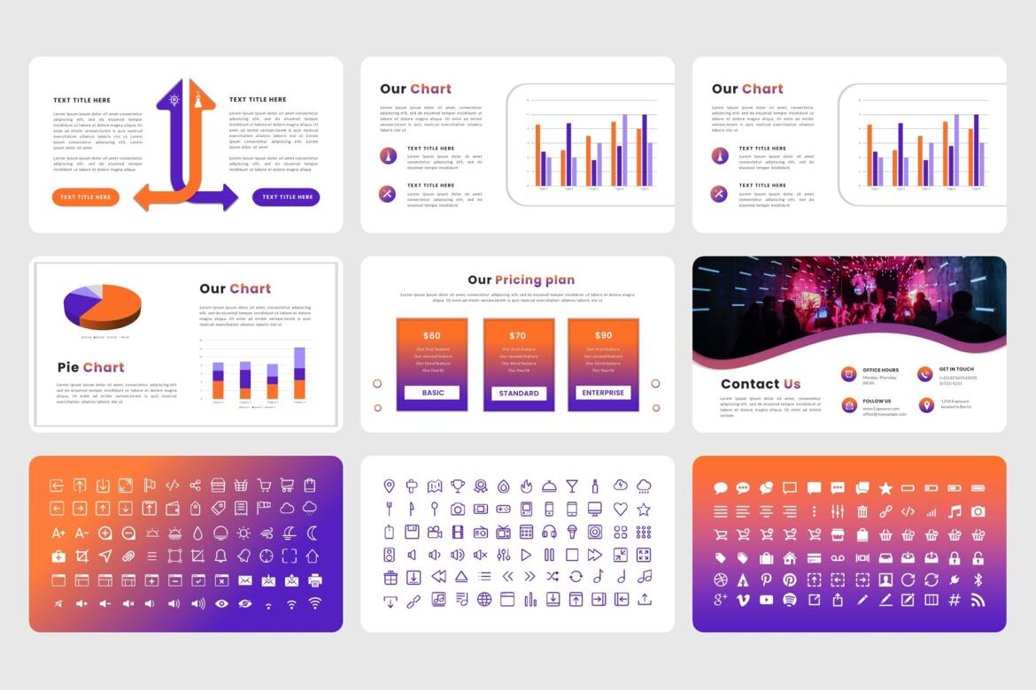 Exposure - FREE Multipurpose Business PowerPoint Template - view 5