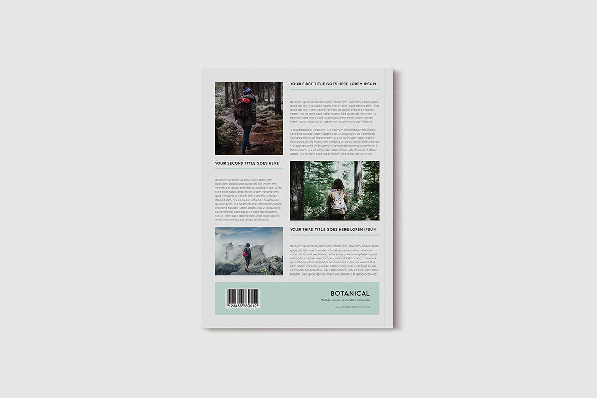 Indesign Newsletter - FREE Template - view 7