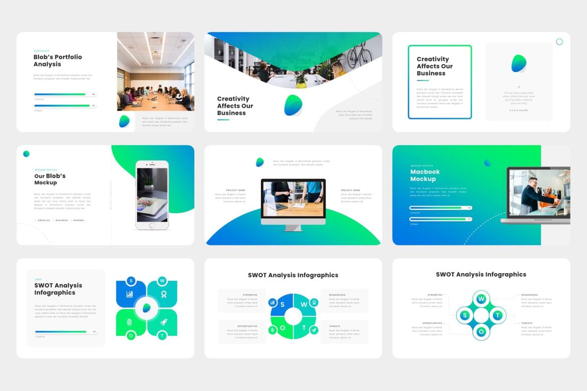 Blob - FREE Google Slides Template - view 5