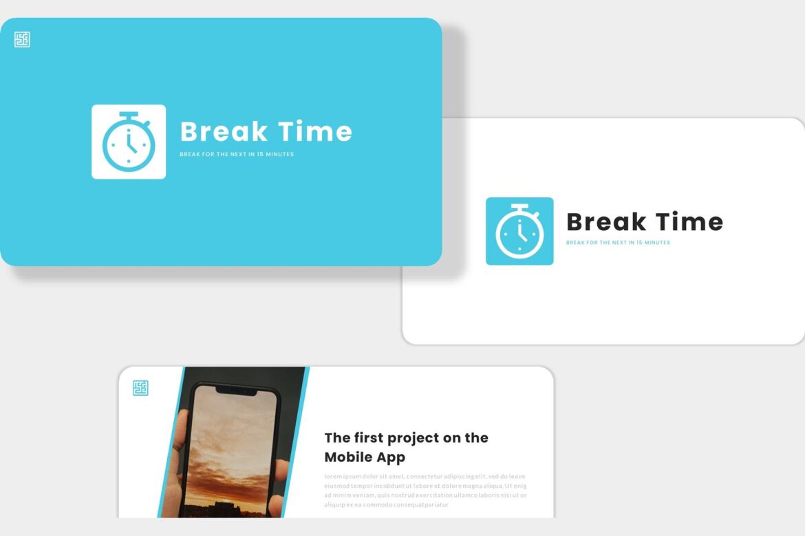 MockApps - FREE Mobile App & SAAS Keynote Template - view 4