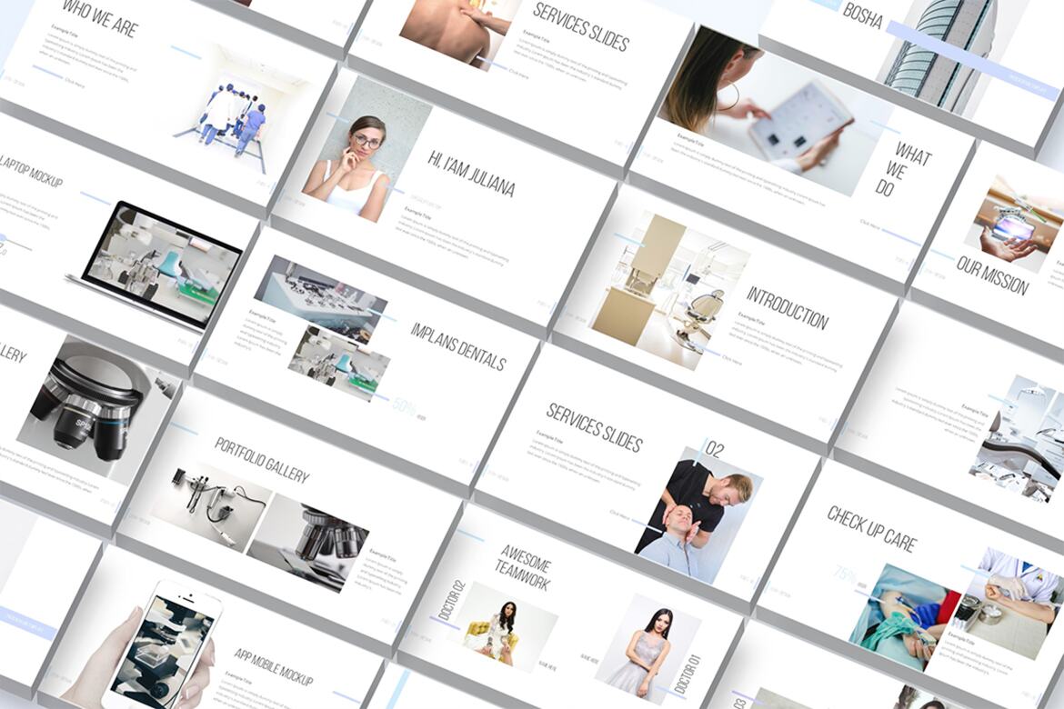 Bosha - FREE Powerpoint Template - view 5