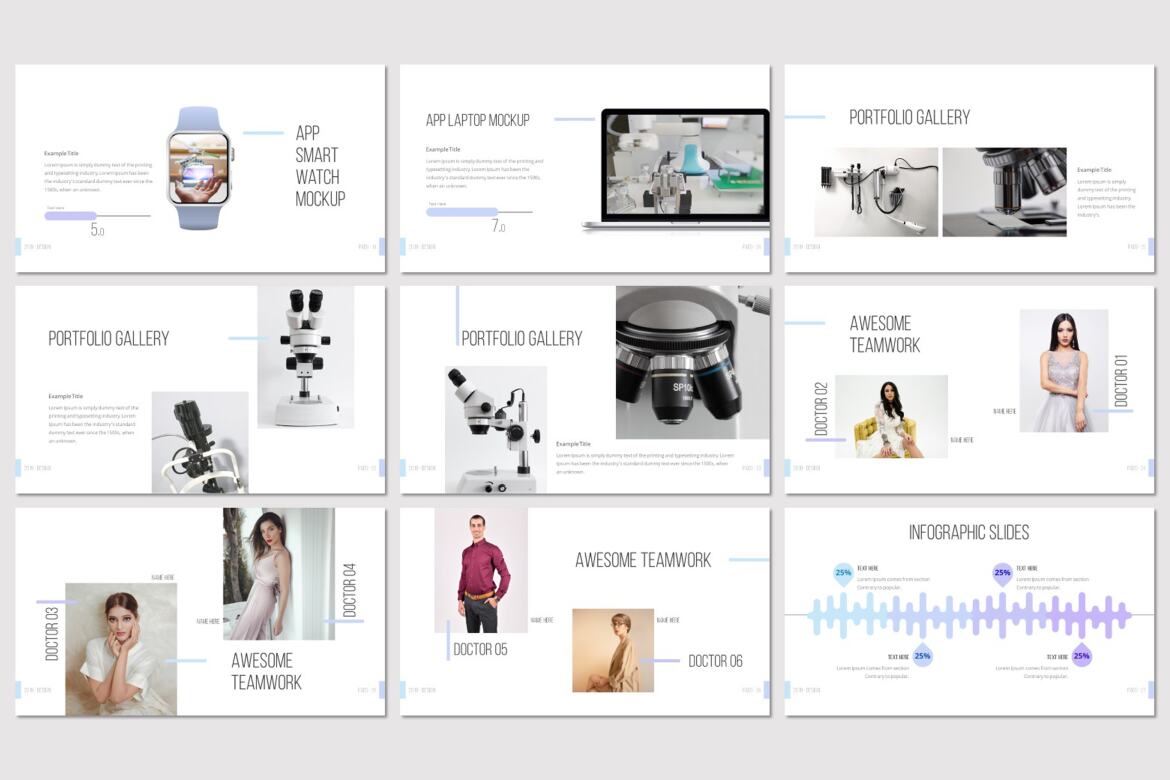 Bosha - FREE Powerpoint Template - view 4