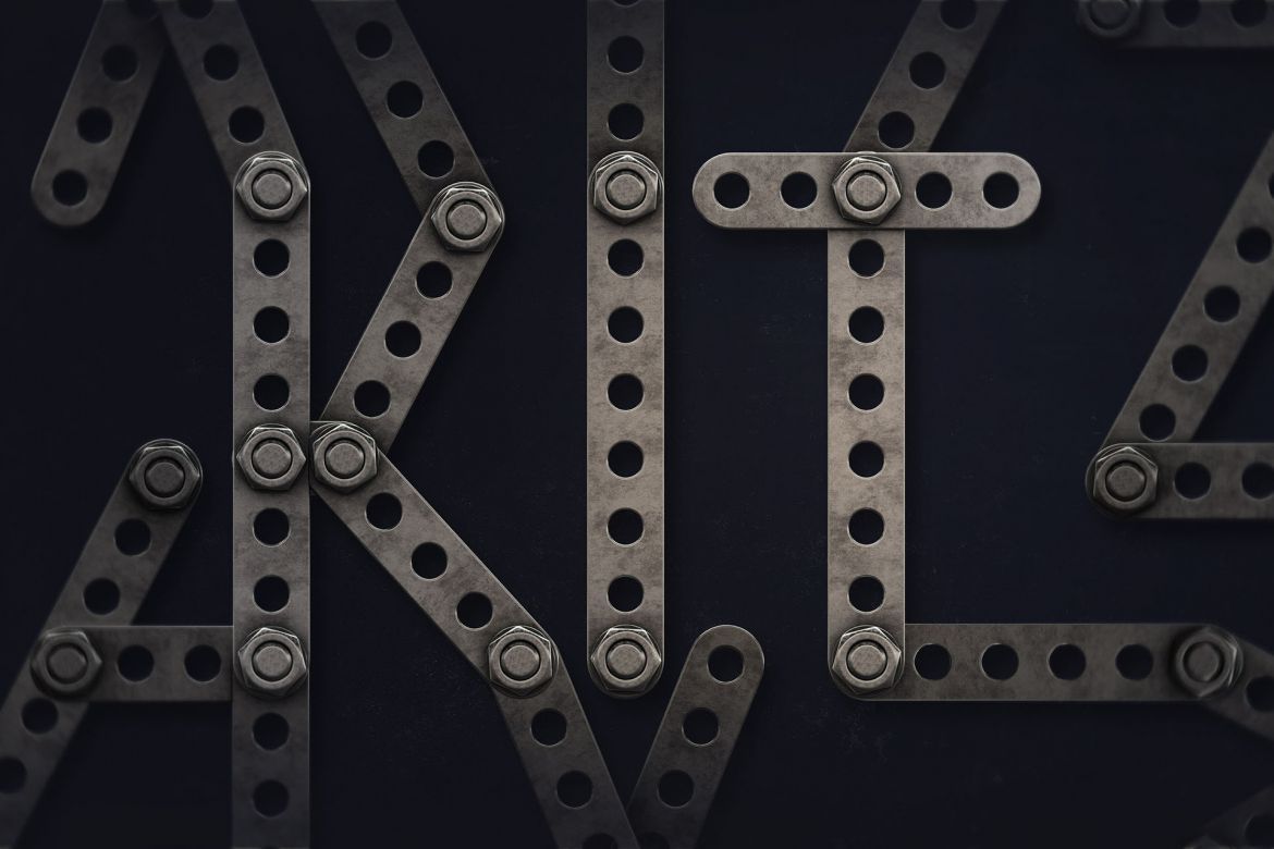 Construction Kit 3D Lettering alternate