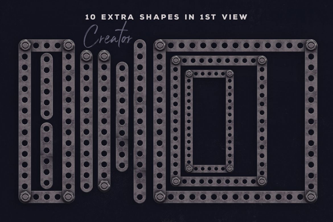 Construction Kit 3D Lettering - view 7