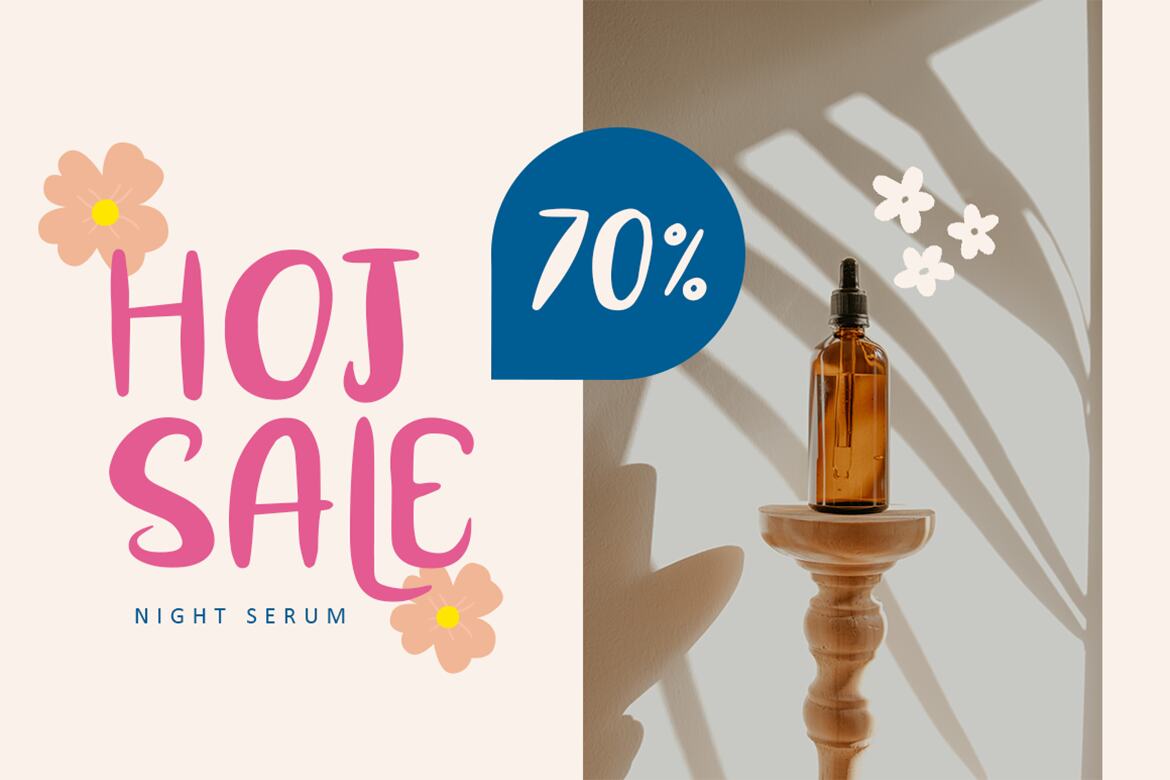 Spring Skincare FREE Font alt