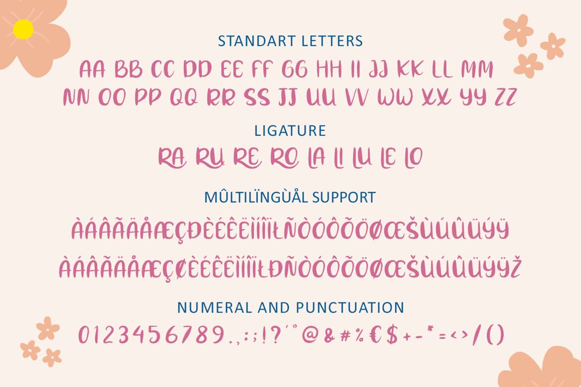 Spring Skincare FREE Font - view 4