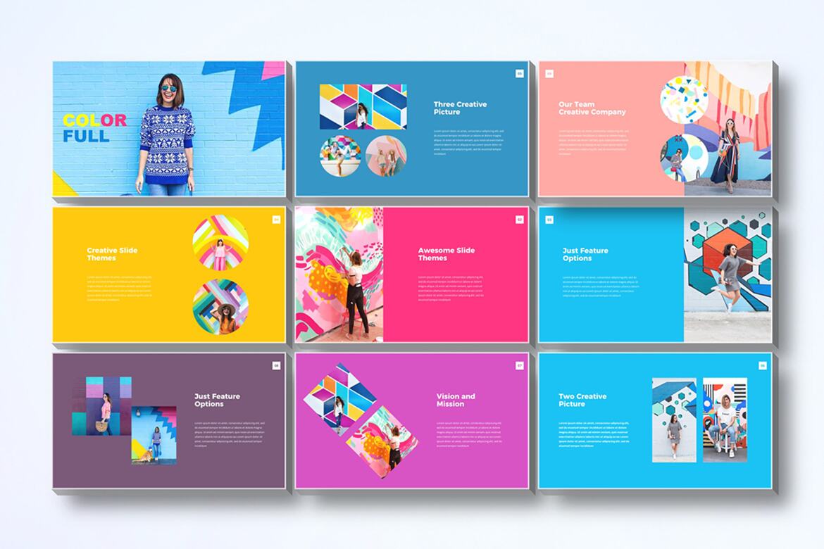 ColorFull - FREE Google Slides Template alternate