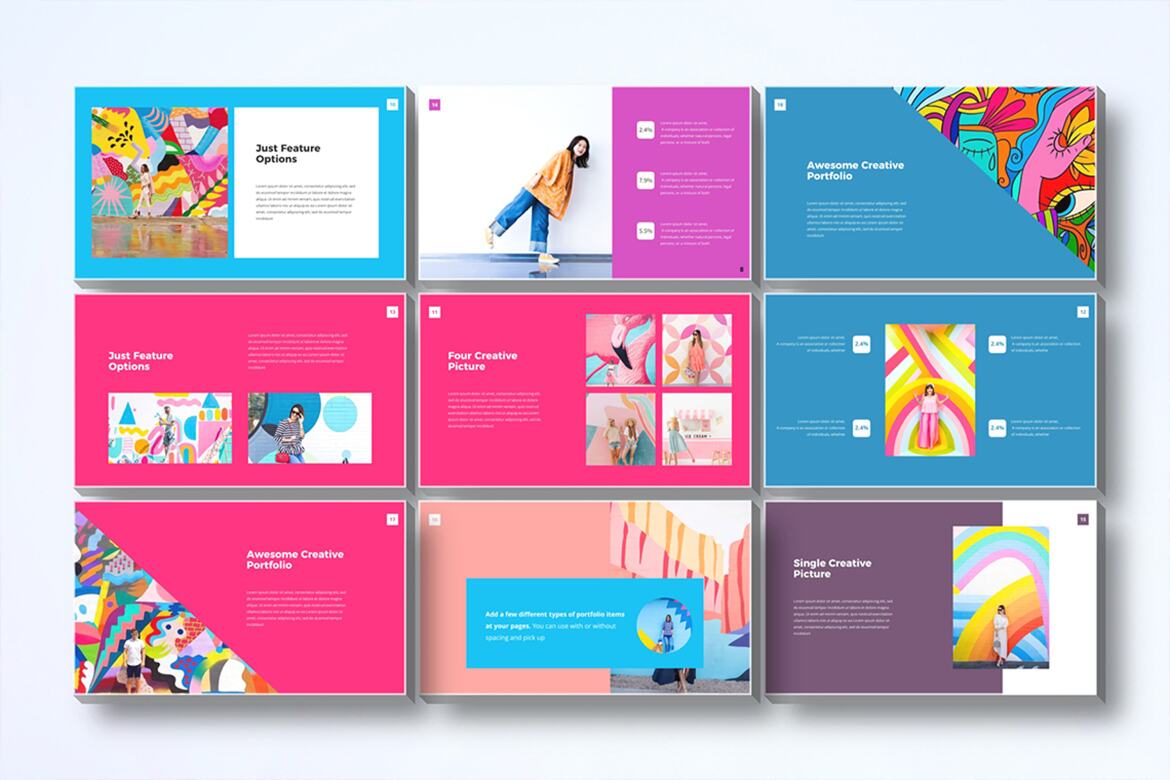 ColorFull - FREE Google Slides Template - view 3