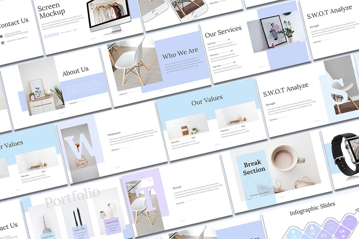 Dixi - FREE Keynote Template - view 5