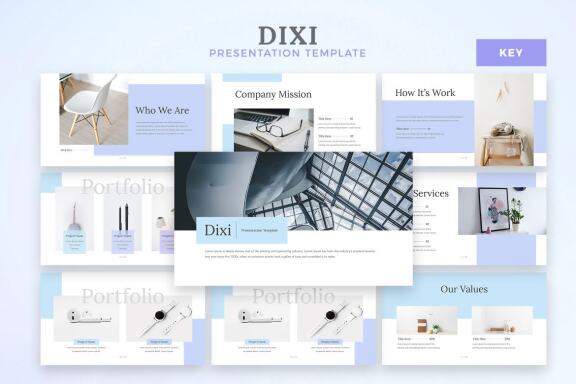 Dixi - FREE Keynote Template