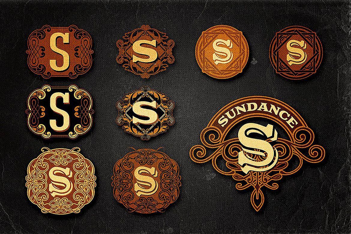 20 Simple Retro Logo Templates v.2 alternate