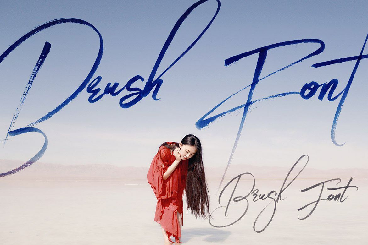 Angelic Brush & SVG Font - view 4