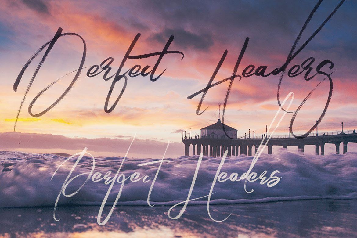 Angelic Brush & SVG Font - view 6