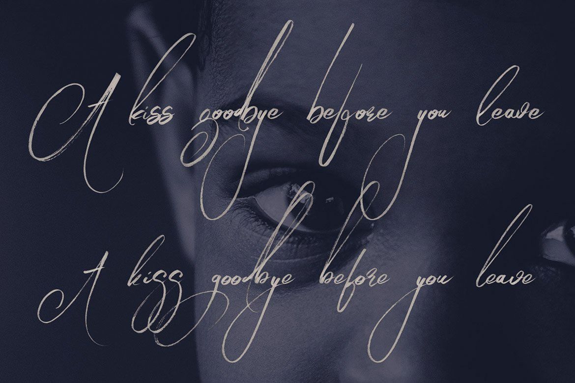 Angelic Brush & SVG Font - view 8