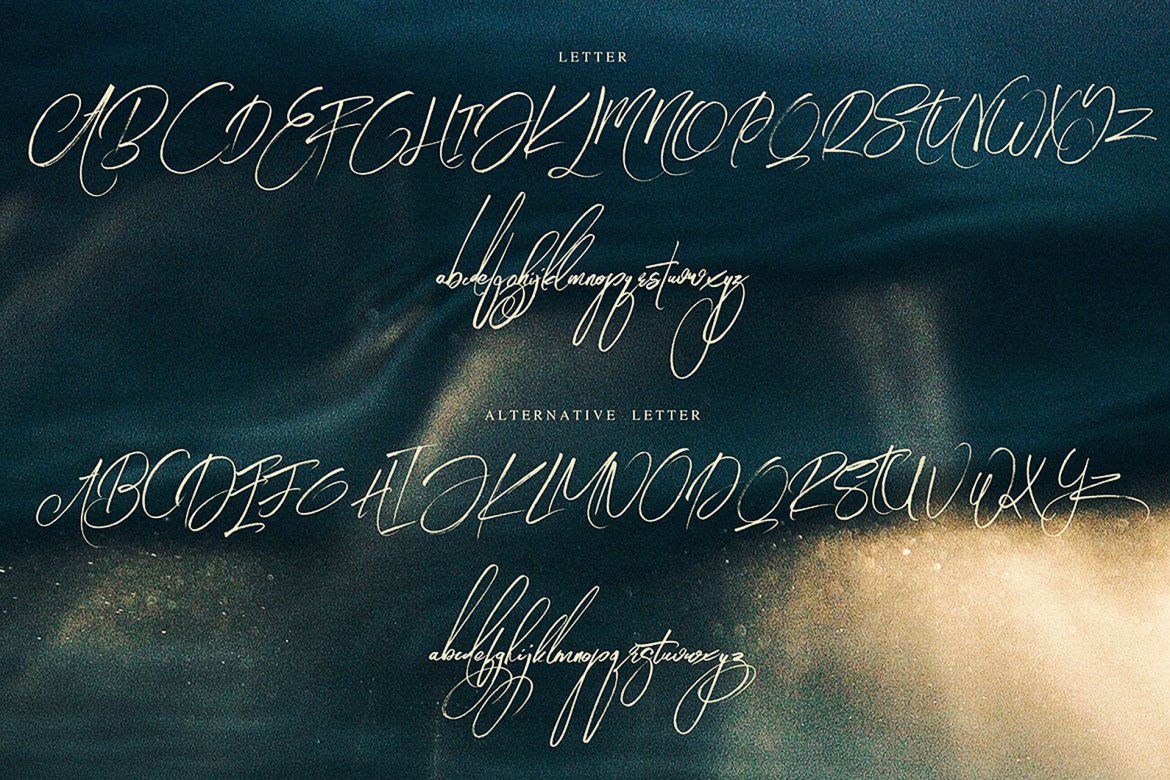 Angelic Brush & SVG Font - view 9