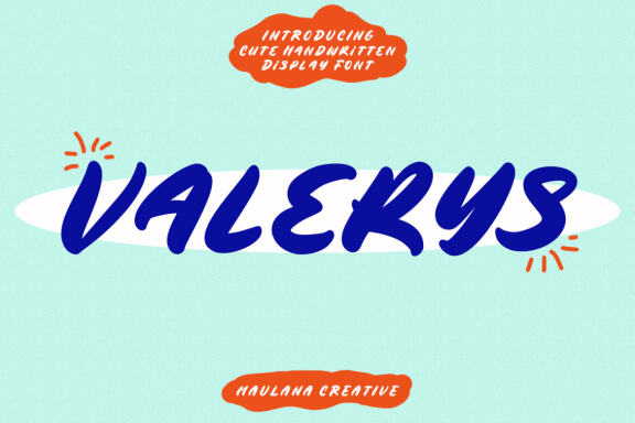 Valerys Handwritten FREE Font - view 1