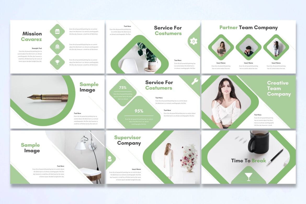 Cavares - FREE Powerpoint Template - view 3