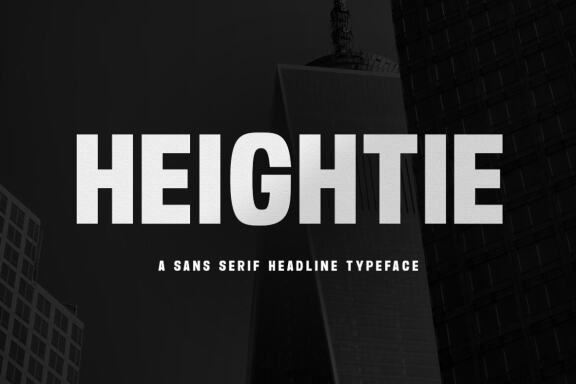 Heightie Headline FREE Font