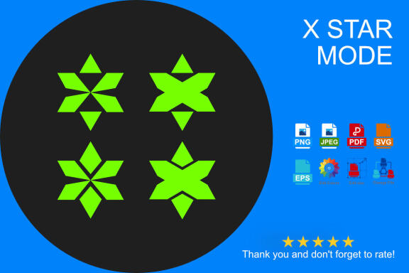 Sharp Star - Free Logo Shapes