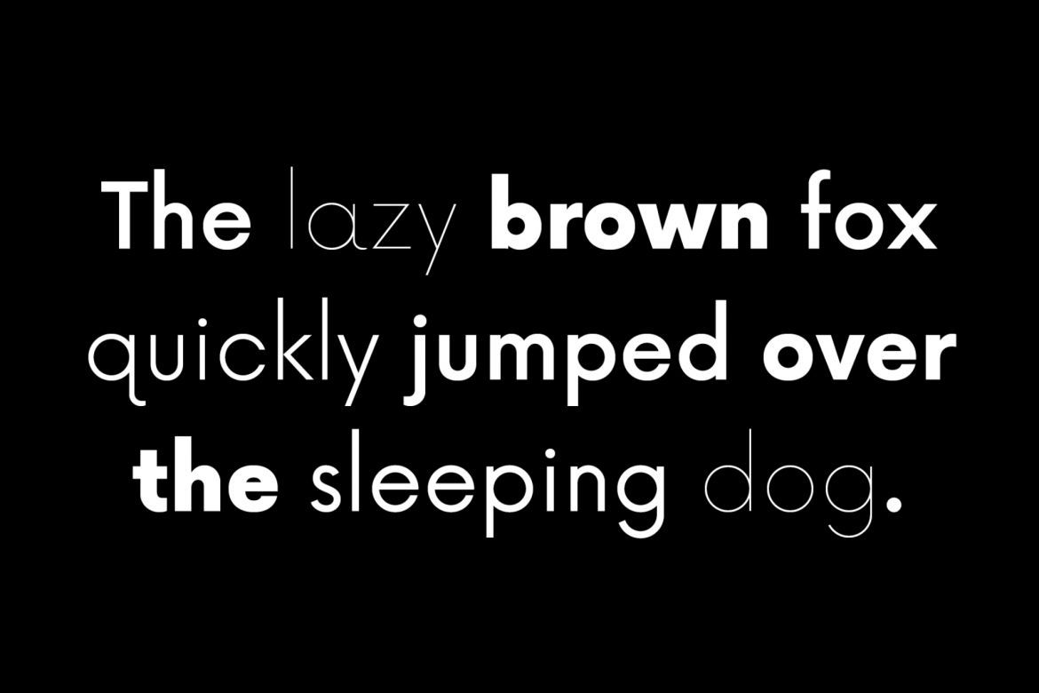 NOW Typeface - 9 FREE Fonts - view 3