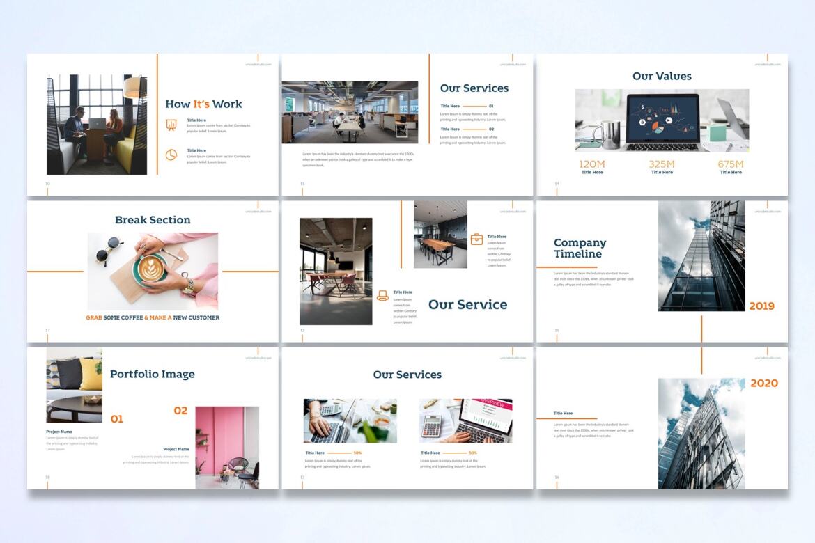 Handy - Free Keynote Template - view 3