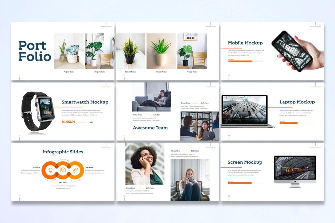 Handy - Free Keynote Template - view 4