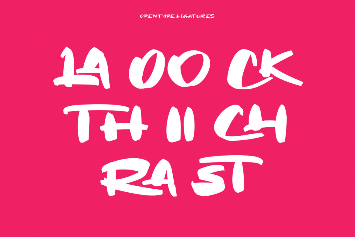 Hatchira Handwritten Free Font - view 9