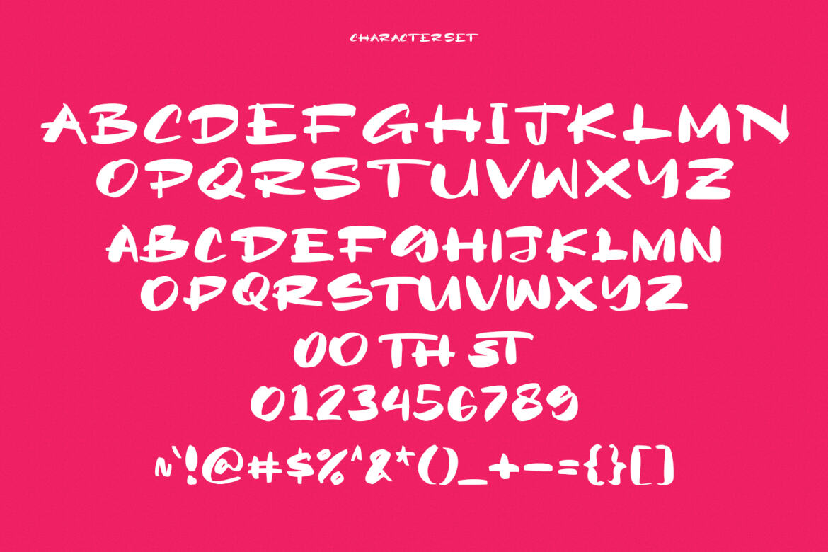 Hatchira Handwritten Free Font - view 8
