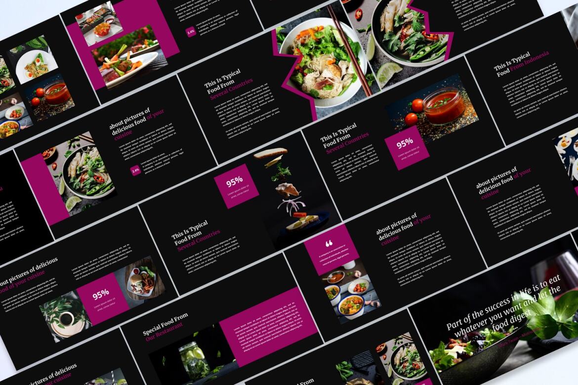 Delicious - FREE Powerpoint Template - view 5