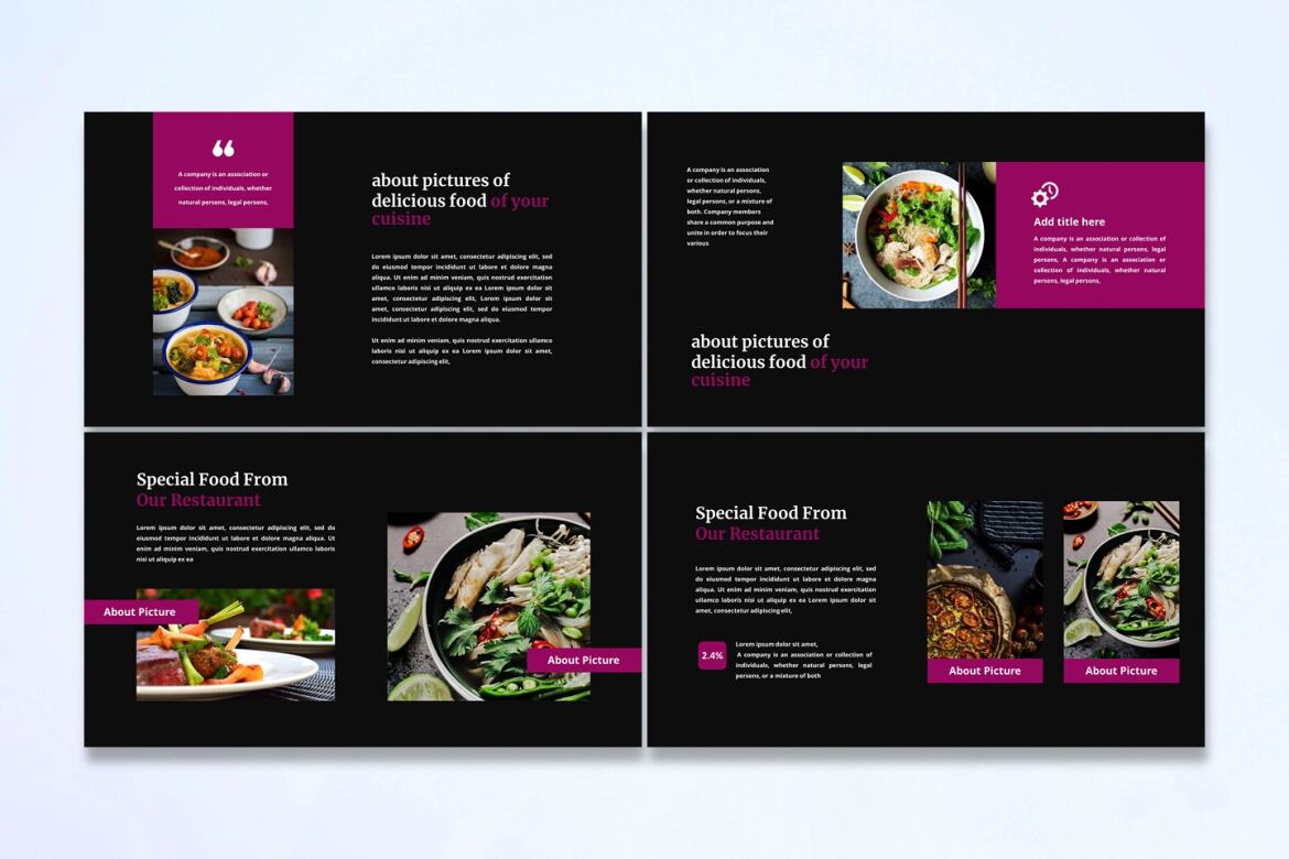 Delicious - FREE Powerpoint Template - view 7