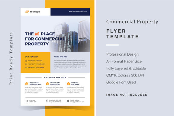 Commercial Property FREE Flyer Template