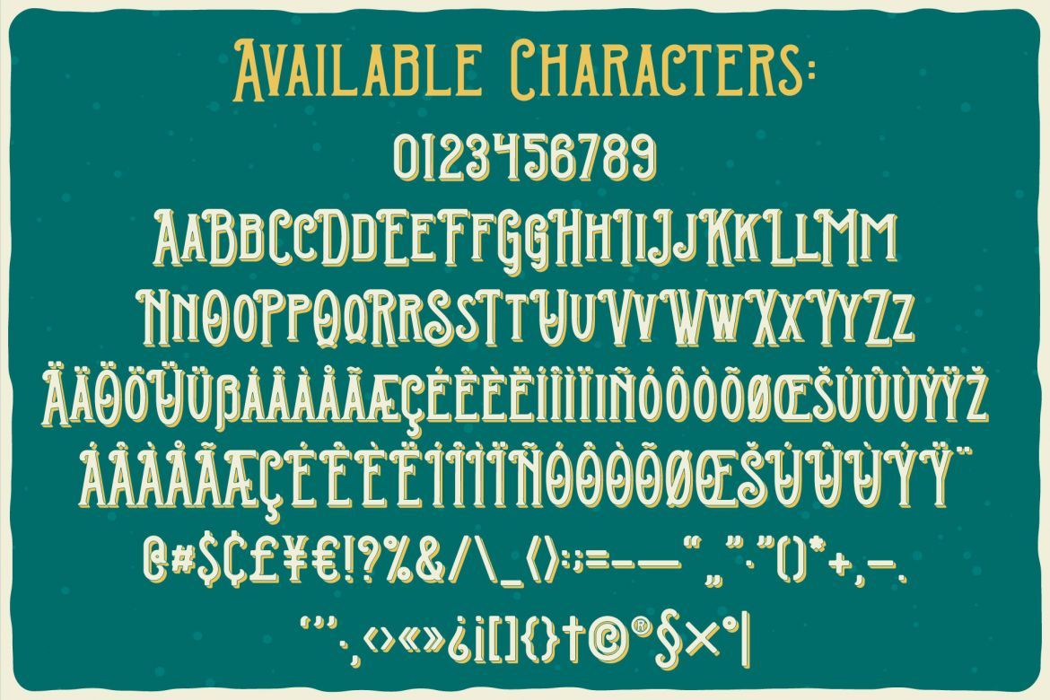 Outer Space Label Typeface alternate